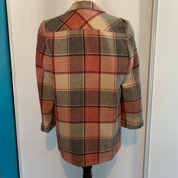 Vintage Via Veneto Oversized Checked Blazer - Picture 10 of 14